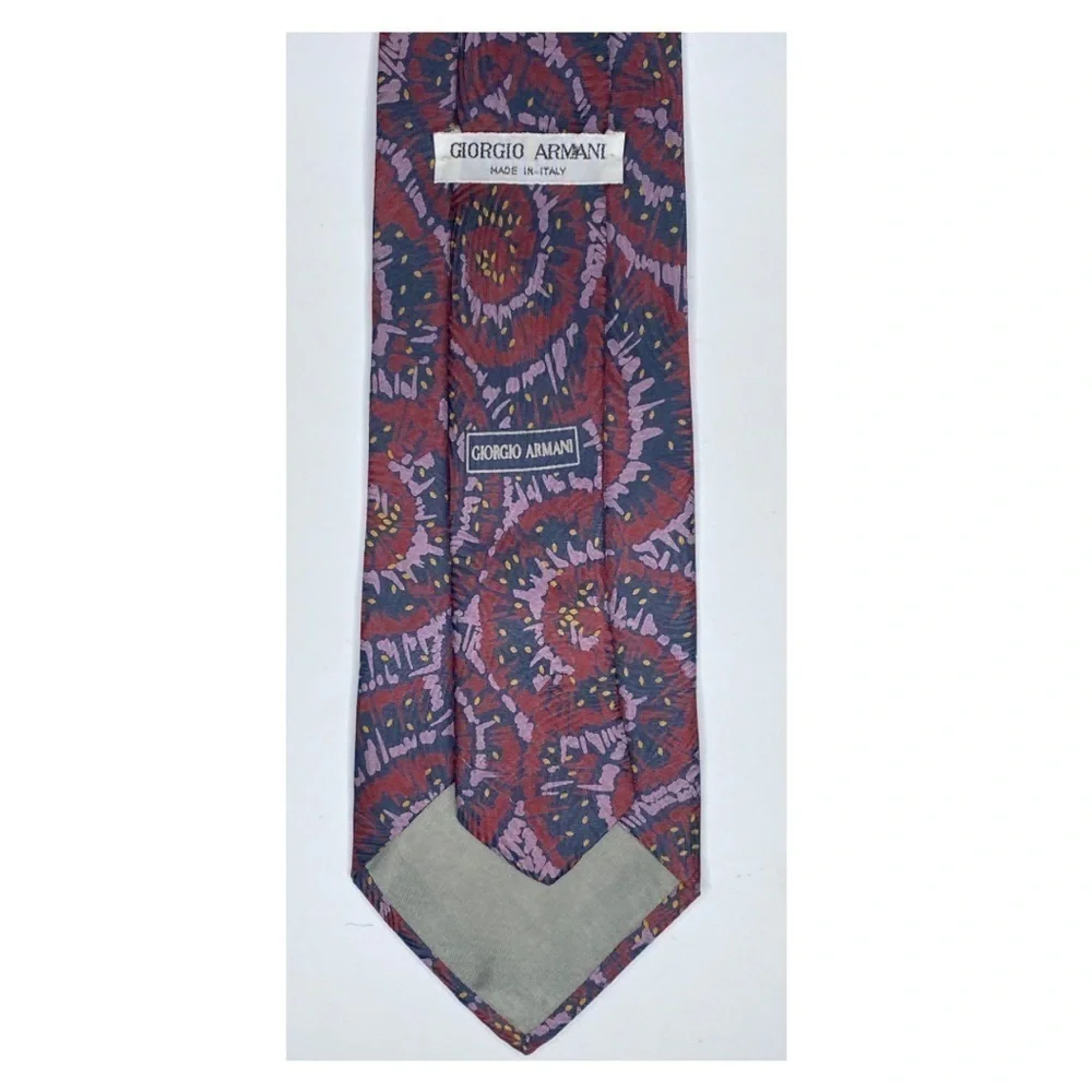 Giorgio Armani Silk Necktie Spiral
